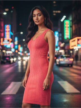 BEBE Bodycon Textured Dress!